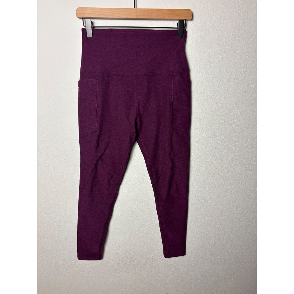 Beyond Yoga Spacedye High Waisted Pocket Midi Leggings Purple Large L